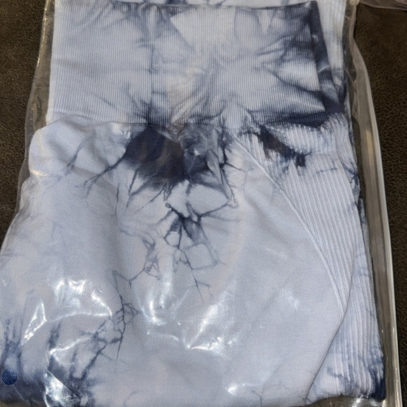 Tie Dye‎ Seamless Leggings  High Waist Yoga Scrunch Butt Lifting Elastic - Picture 11 of 15